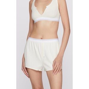 SKIMS NWT Cotton Ribbed Loose Boxer Shorts